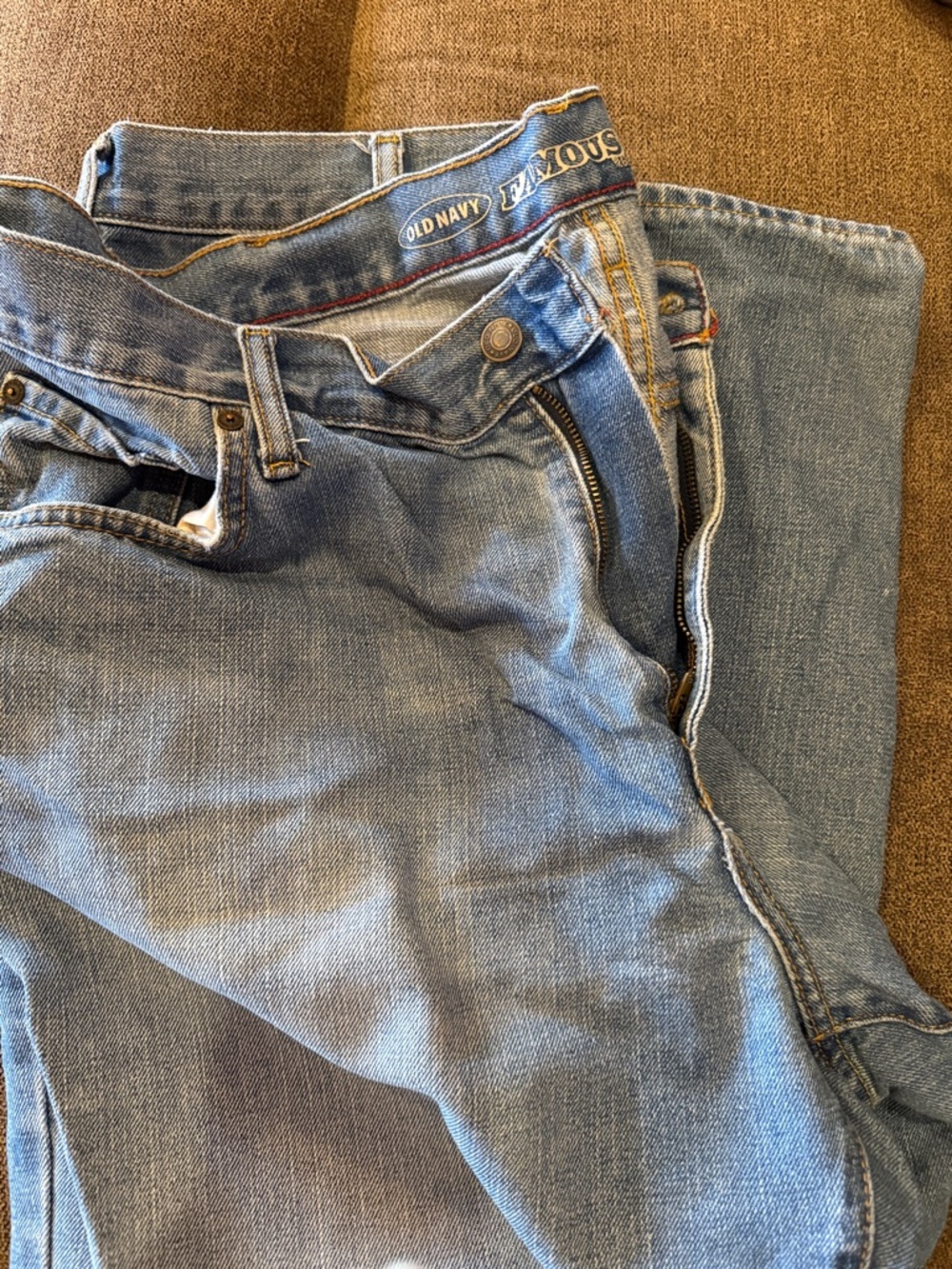 Old Navy Men's Light Blue Relaxed-Fit Jeans
